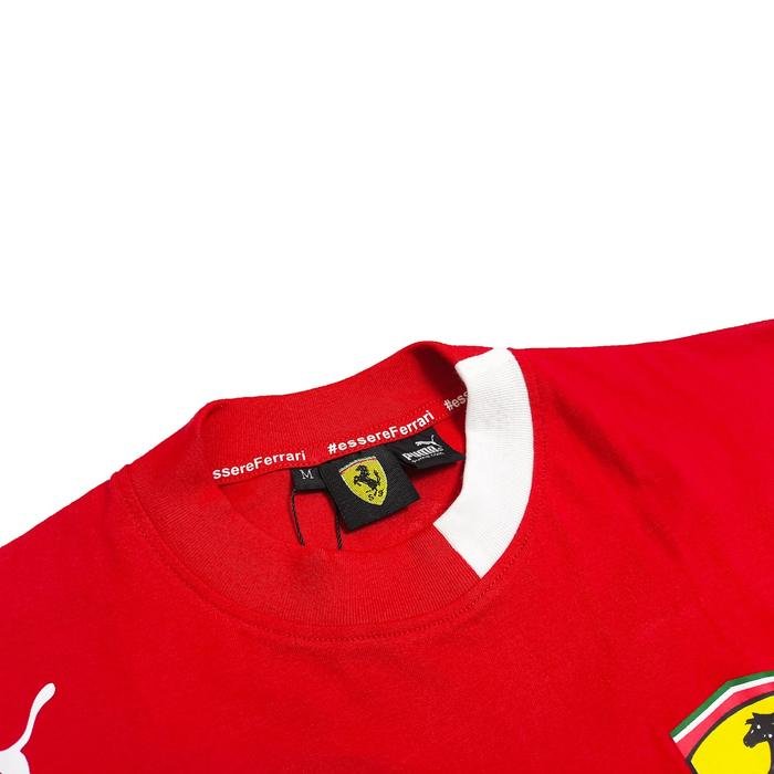 Kaos Scuderia Ferrari 2025 Red Drivers Oversized T-Shirt Replika Premium