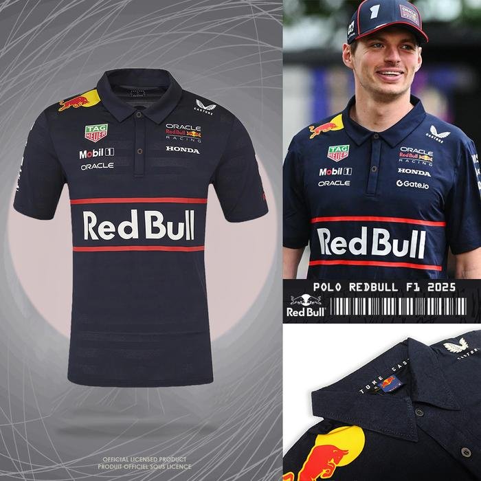 Kaos Red Bull Racing F1 Team 2026 Max Verstappen 1 Replika Racing Premium Quality