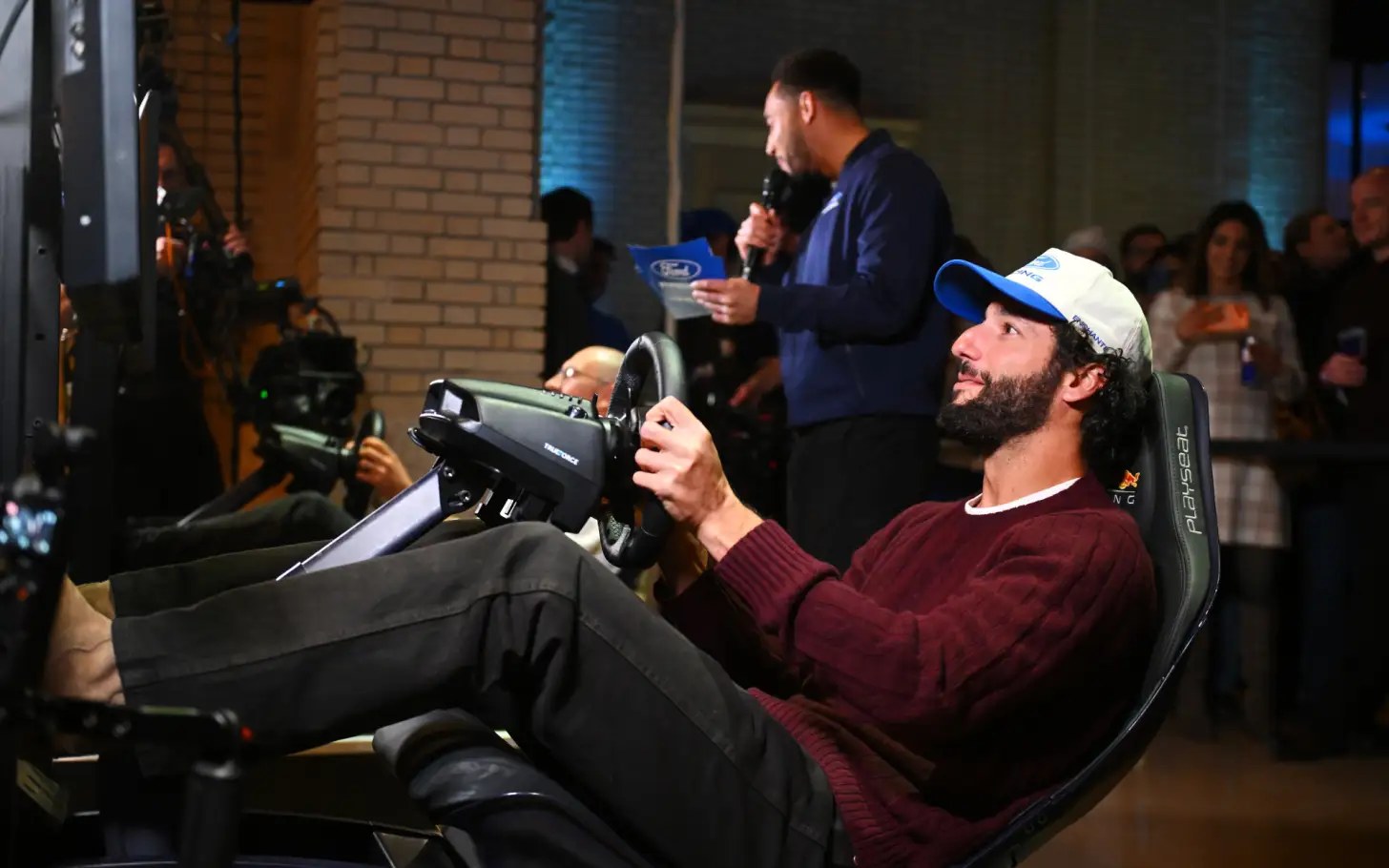 Daniel Ricciardo Reacts to Verstappen Running Number 3