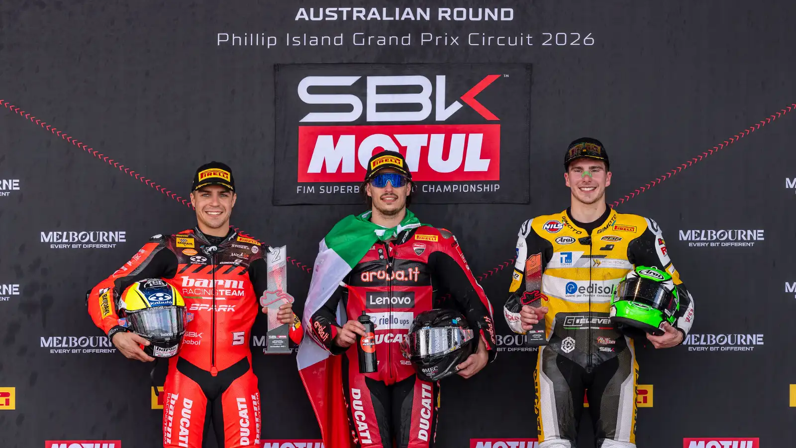 Nicolo Bulega Wins Phillip Island Race in Dominant Fashion