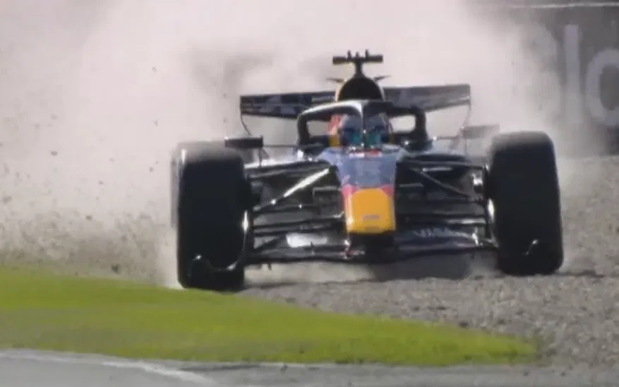 Max Verstappen Suffers Gravel Excursion in FP2 at F1 Australian GP