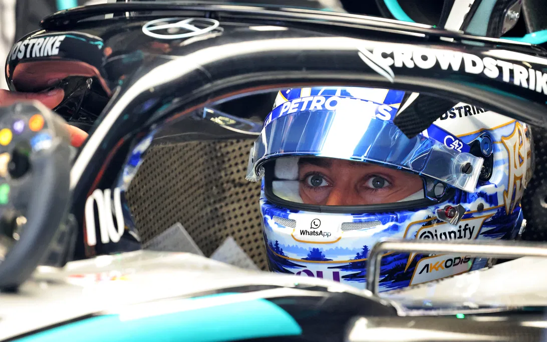 George Russell Leads Dominant Mercedes 1-2 in China FP1