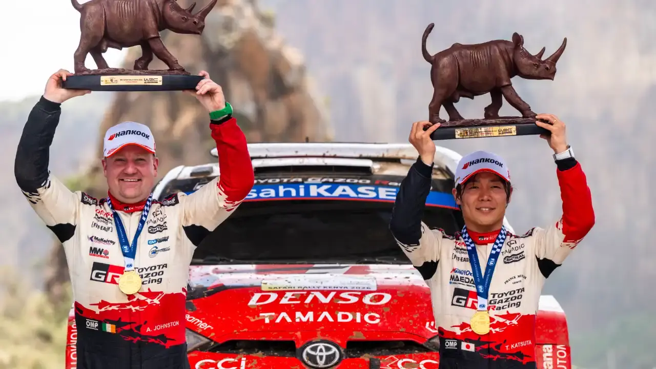 Takamoto Katsuta Akhirnya Menang di Safari Rally Kenya WRC 2026