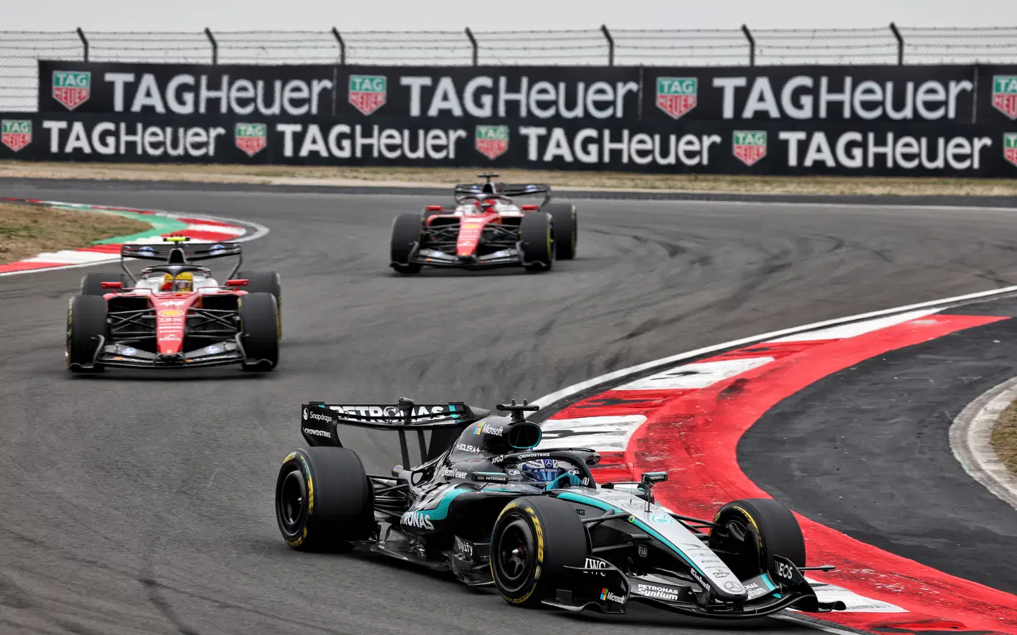 George Russell Expected Ferrari Collision in Chinese GP 2026