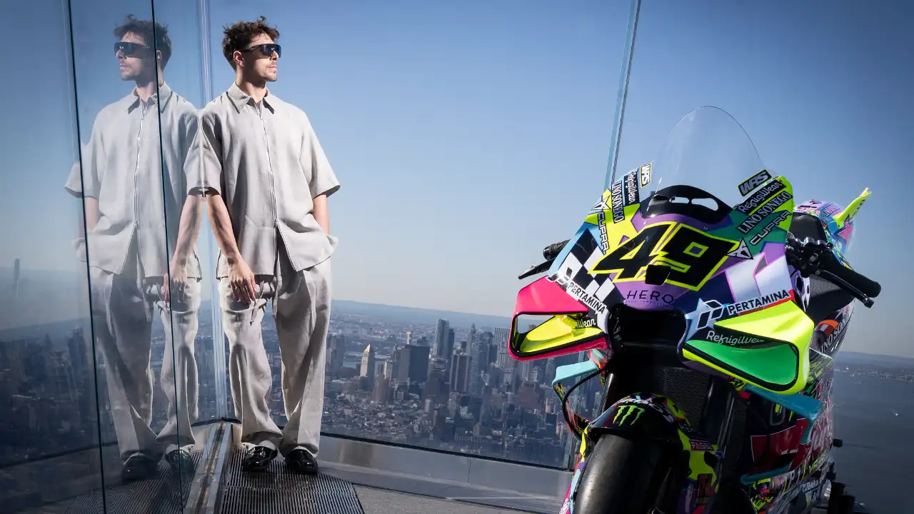 Fabio Di Giannantonio Unveils VR46 US Livery MotoGP 2026
