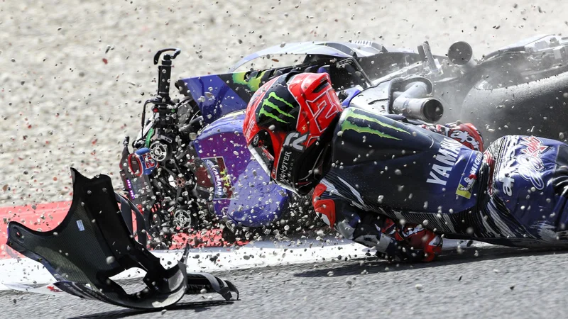Fabio Quartararo Alami Crash, Terlempar ke Q1 MotoGP Mugello