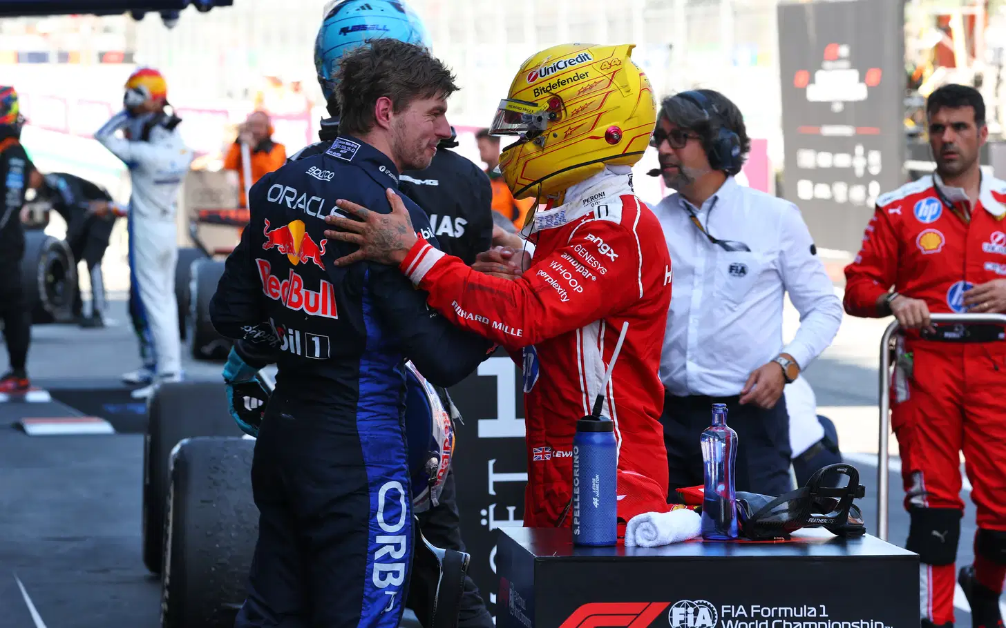 Max Verstappen Hails Hamilton's Special Ferrari F1 Victory