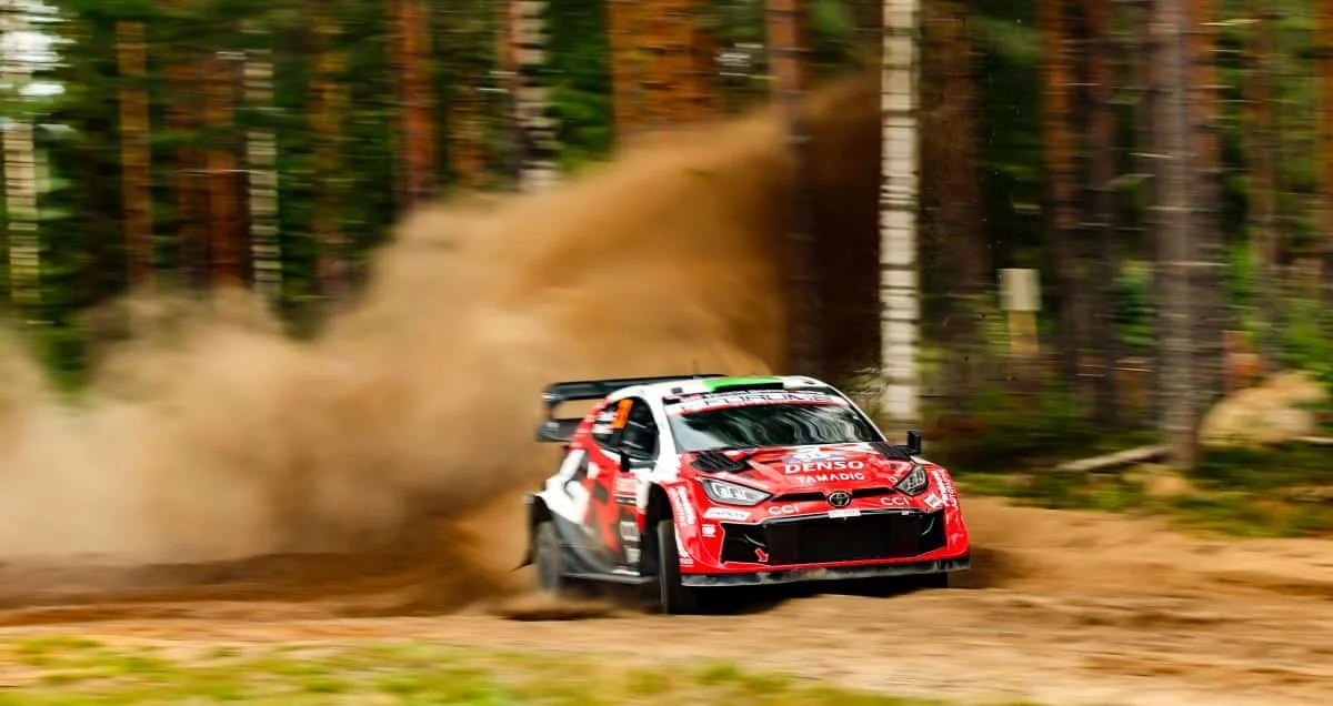 Elfyn Evans Kecelakaan di SS14 Leustu WRC Finlandia 2026