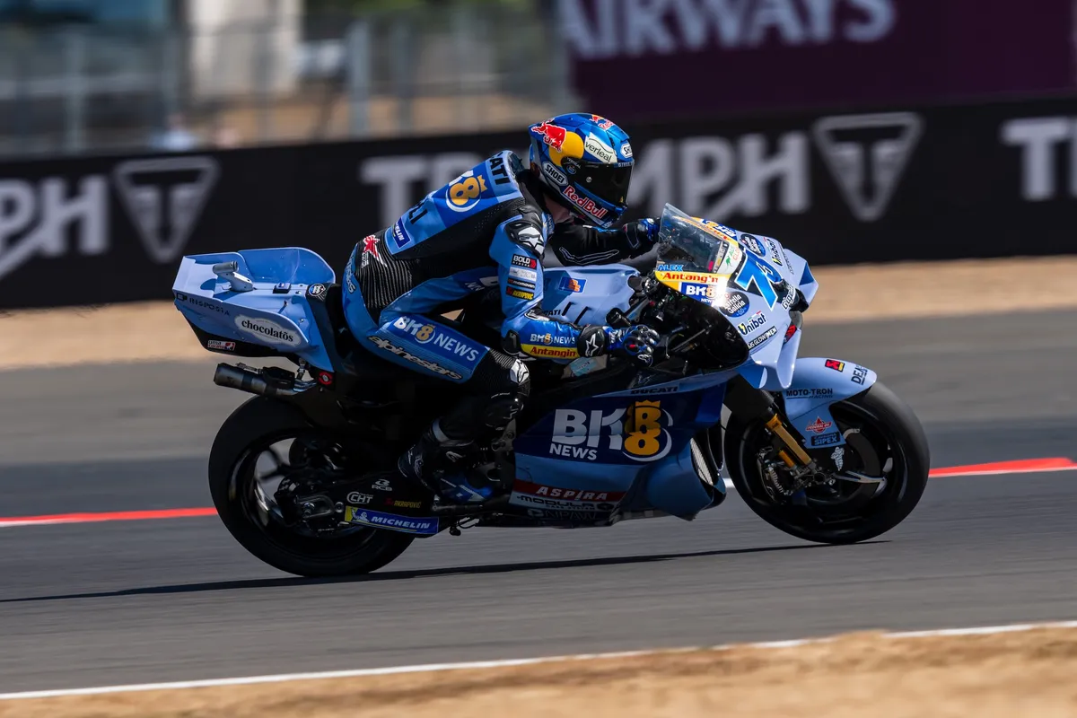 Alex Marquez Tops MotoGP British FP1, Bezzecchi Close Behind