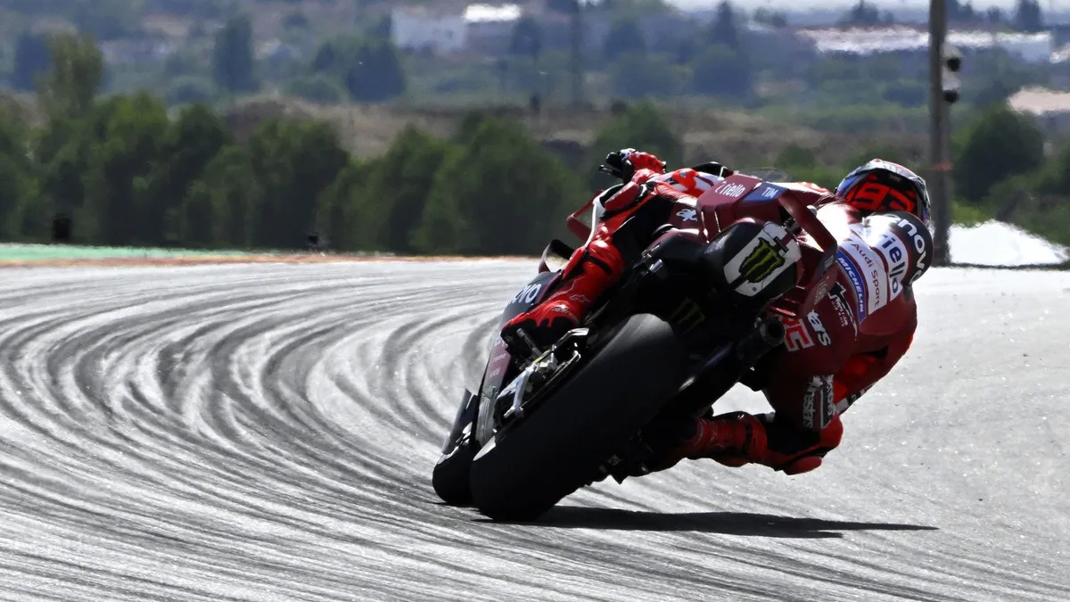 Bezzecchi Sets Lap Record at Aragon, Bagnaia Misses Q2