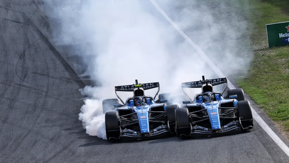 Collins Warns Williams of Financial Burden After Zandvoort Clash