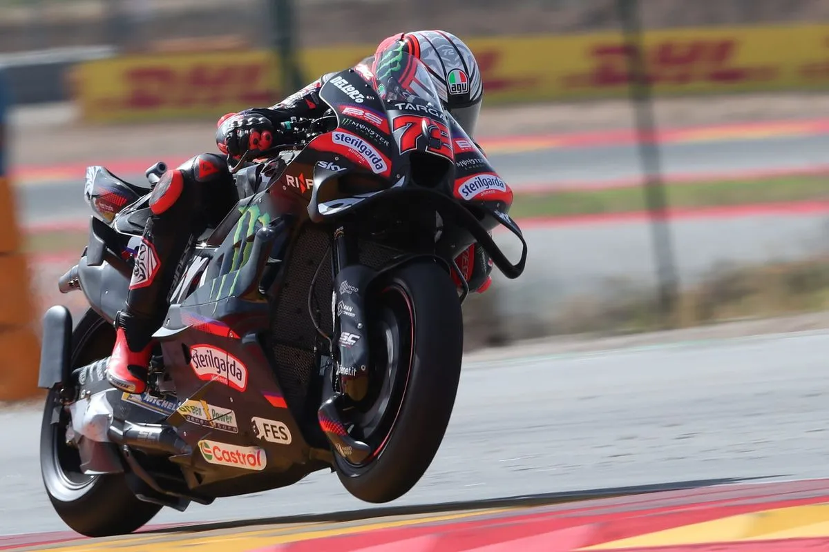 Bezzecchi Leads Ducatis in Aragon Practice, Zarco Shines on Return