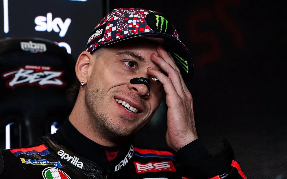 Bezzecchi Fastest in Aragon, but Wary of Marc Marquez