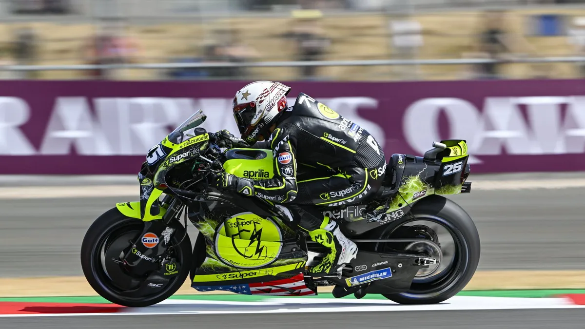 Aprilia Gagal Sapu Bersih Sprint Silverstone, Raul Fernandez Akui Salah