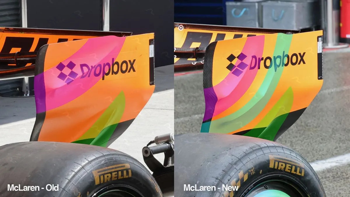 Crinkled McLaren rear wing among Dutch GP F1 upgrades