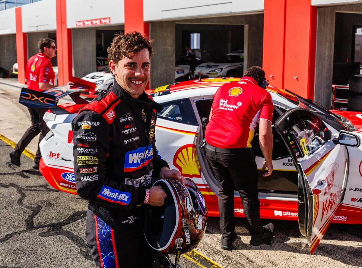 Davey Makes History: First Indigenous Australian to Drive Supercar
