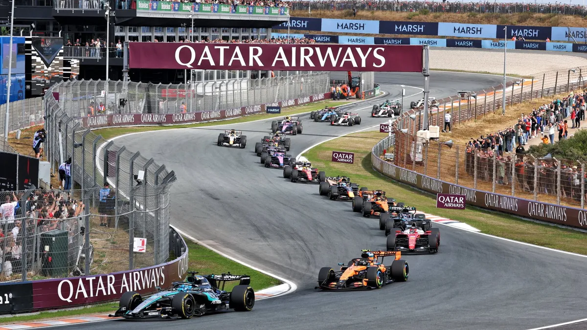 George Russell Wins 2026 Dutch GP Sprint; Leclerc P2