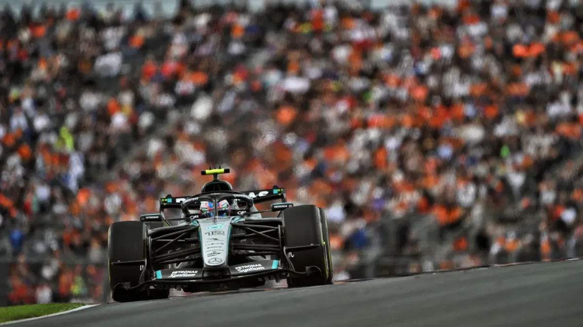 Russell Takes Dutch GP Sprint Pole, Norris Close Behind