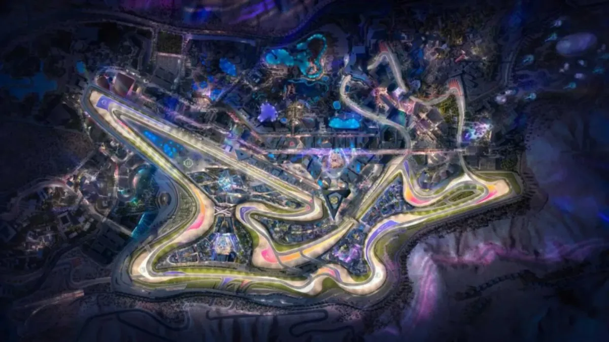 F1 Fans Get First Glimpse of Jaw-Dropping Corner at Qiddiya Track