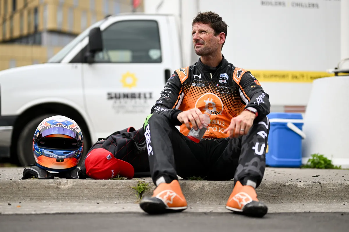 Grosjean 'Cried a Little' as IndyCar Win Slips Away Again