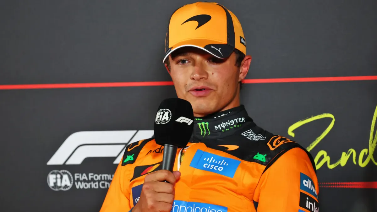 Lando Norris Takes Dutch GP Pole with 'Big Balls' Joke