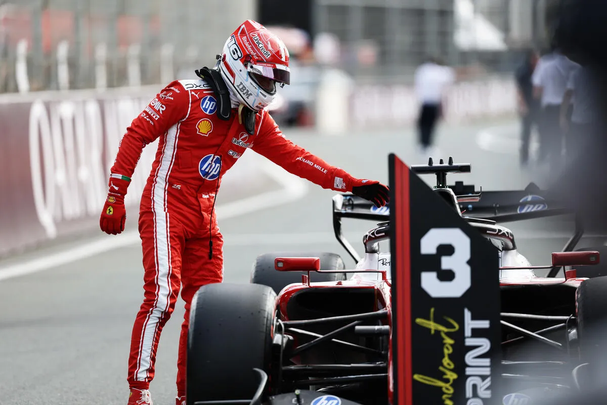 Leclerc Tersenyum Usai Raih P3 di Sprint Qualifying Zandvoort