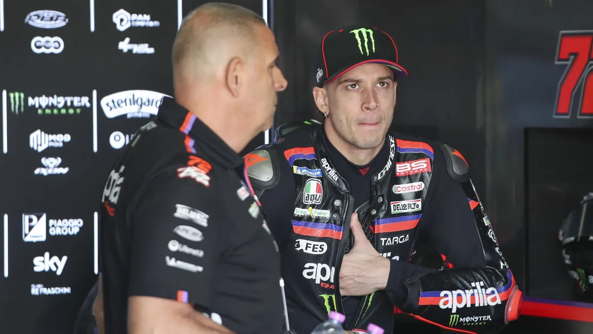Bezzecchi Breaks Lap Record, Beats Alex Marquez in Aragon MotoGP Practice