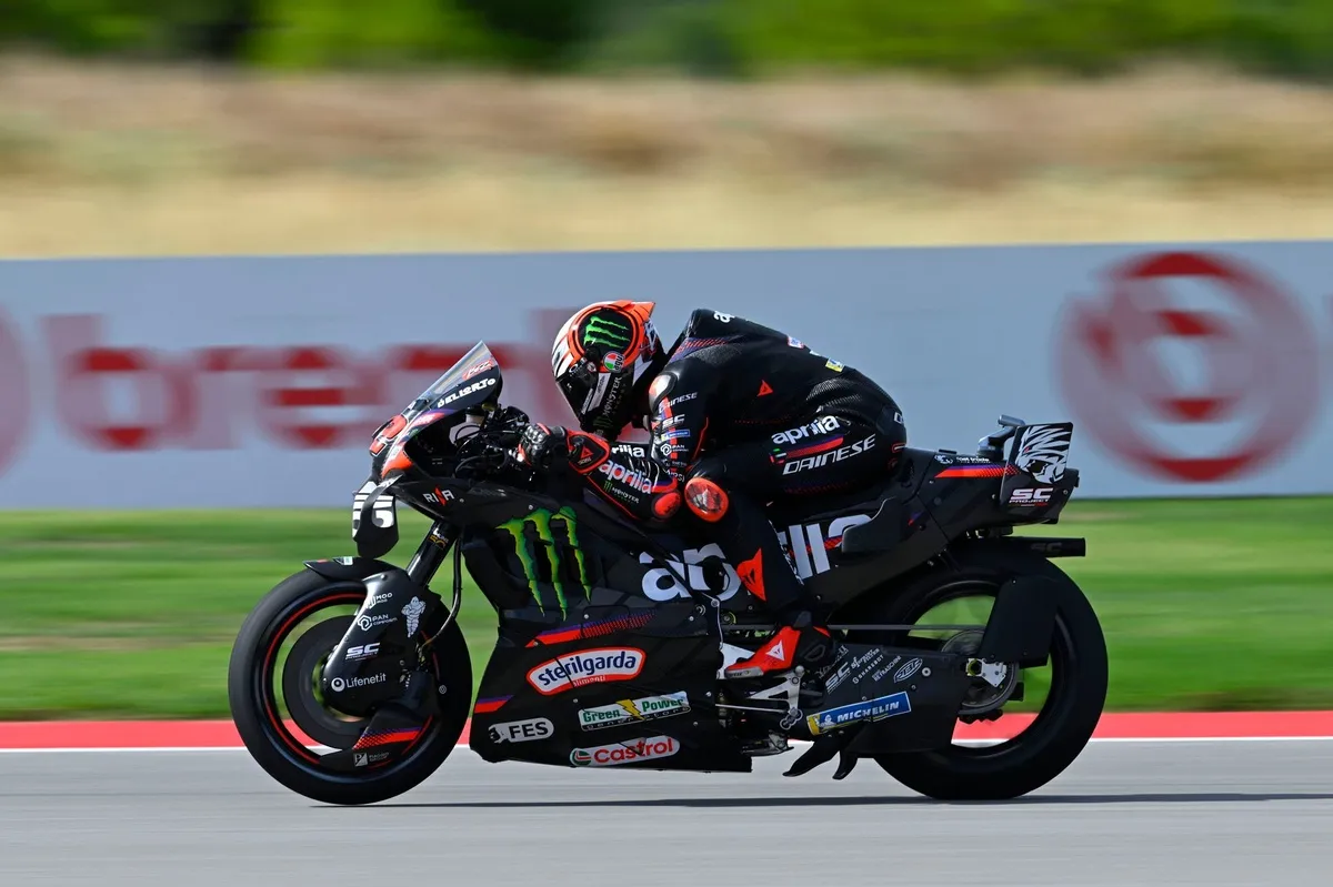 Bezzecchi Tops MotoGP Aragon Practice, Beats Marquez Brothers