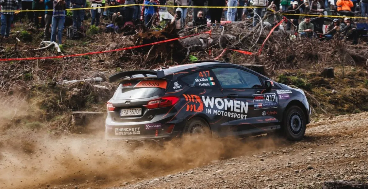 Raftery Eyes ARA Class Lead at Ojibwe Forests Rally
