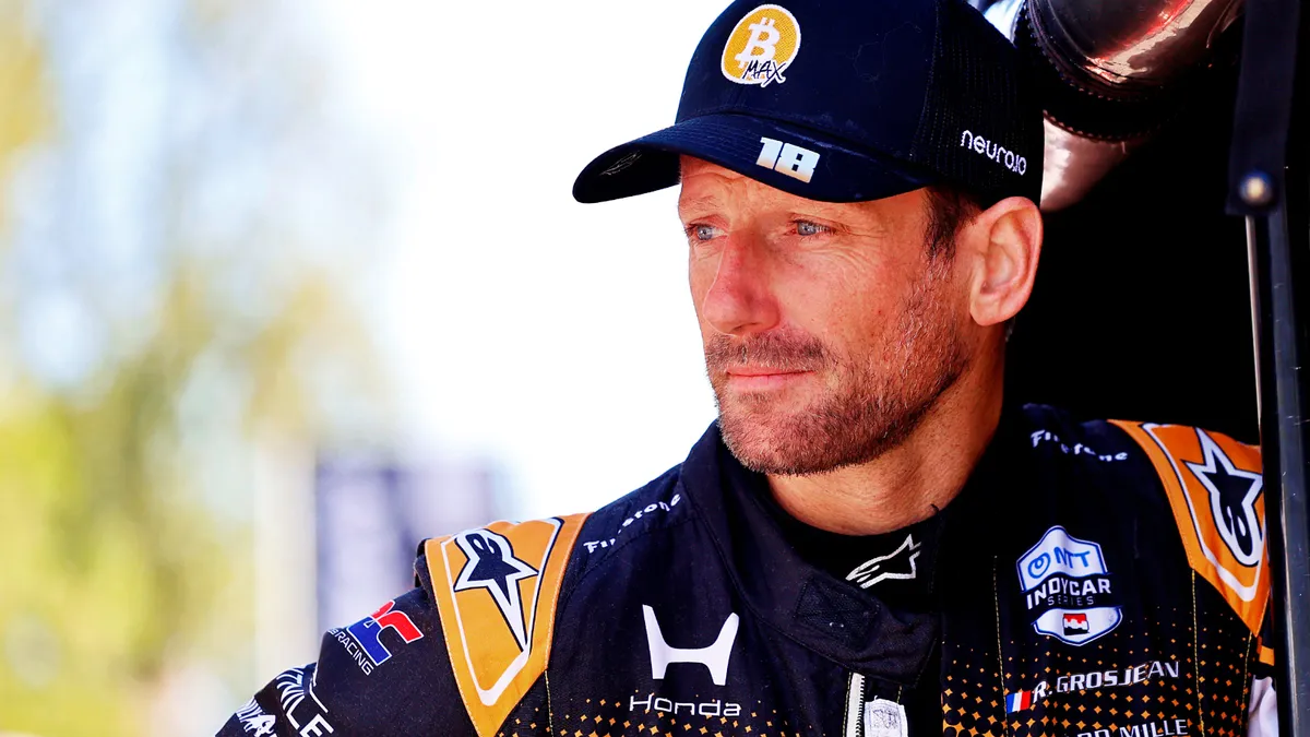 Grosjean 'Cried a Little' as First IndyCar Win Slips Away at Markham