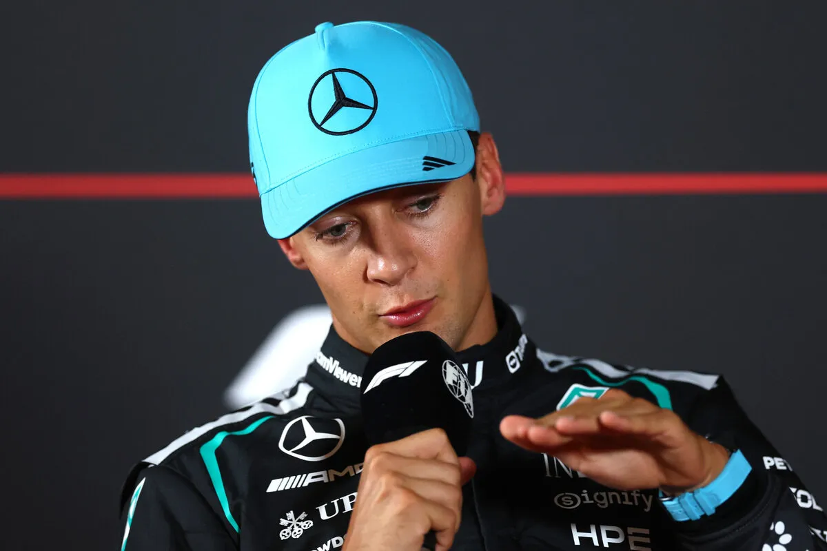 Russell: Bisa Raih Pole, tapi yang Penting Ferrari di Belakang