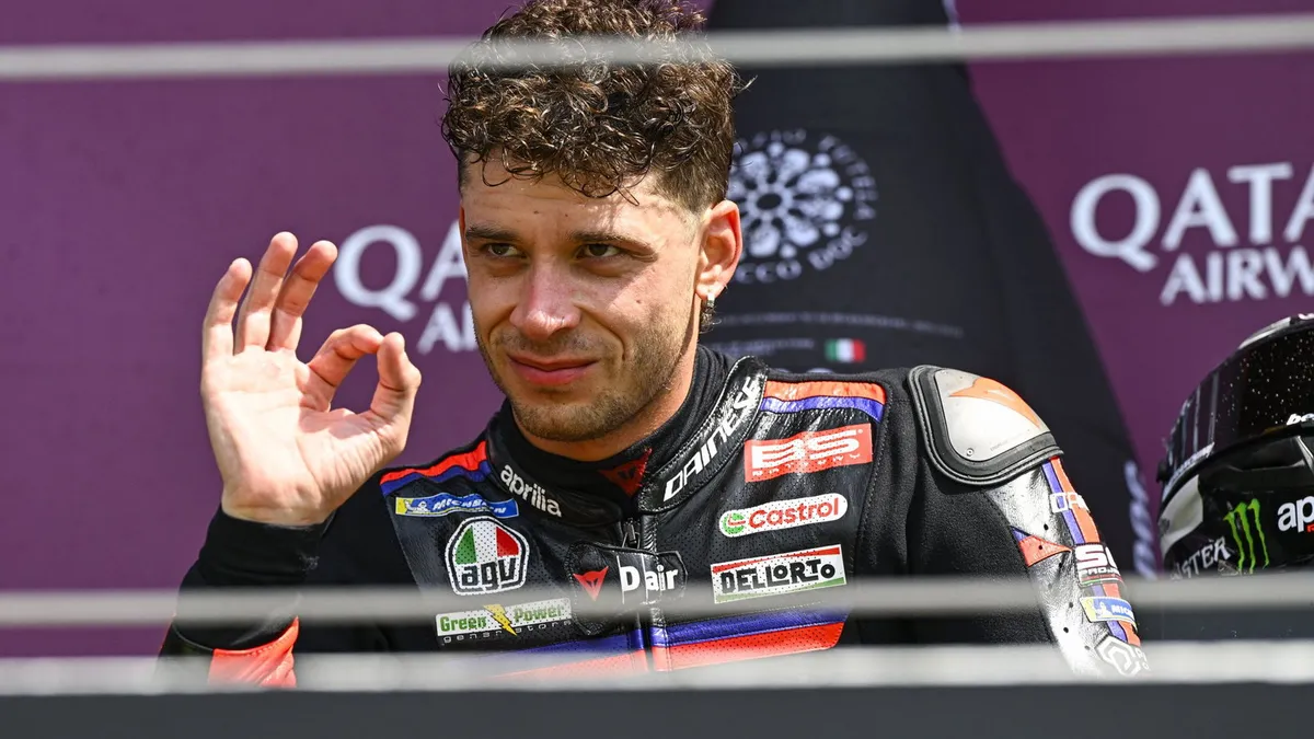 Aprilia: Bezzecchi a True Example of Heart and Guts at British MotoGP