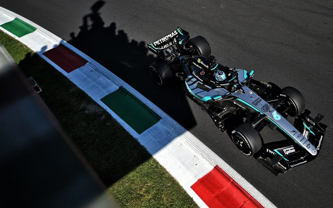 Russell Fires Monza Pole Warning as Hamilton Lurks in FP3