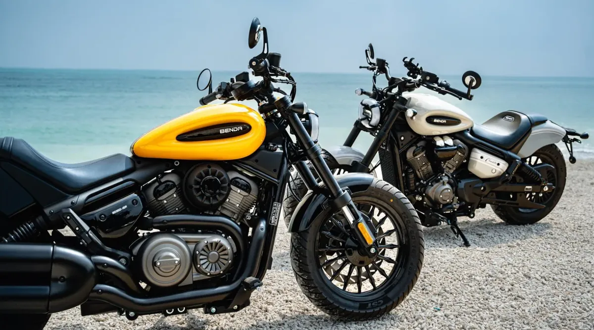 Benda Chinchilla 350 CVT Neo: Cruiser V-Twin 34 CV Tanpa Gigi