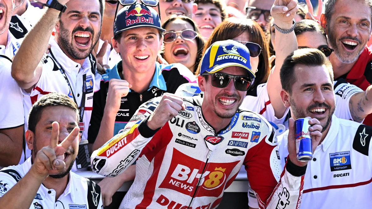 Alex Marquez Celebrates Unexpected Podium at MotoGP Misano