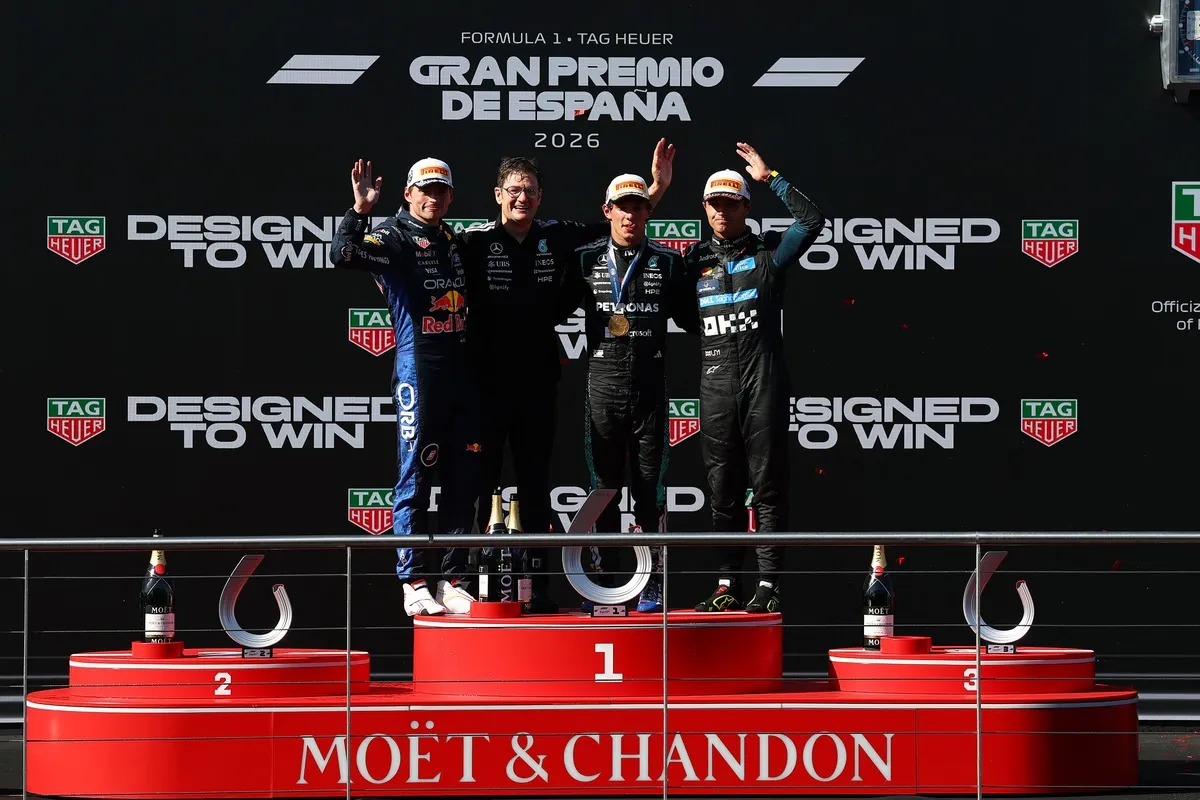 Antonelli Wins Thrilling 2026 Spanish GP, Verstappen Second