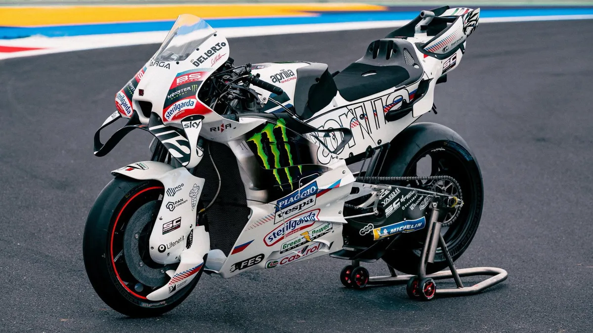 Aprilia Reveals Vespa Livery at Misano, Inspired by Gilles Villeneuve