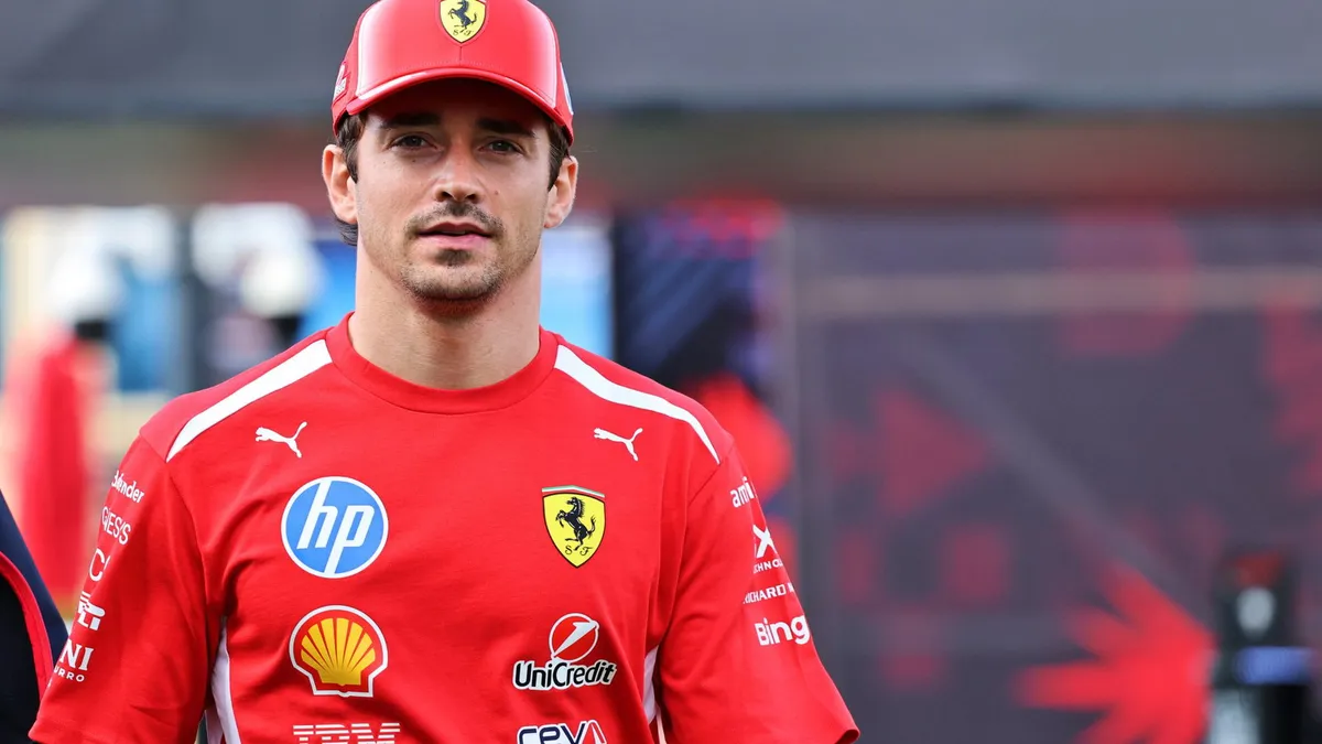 Leclerc Accidentally Reveals Ferrari Engine Spec in Awkward Interview