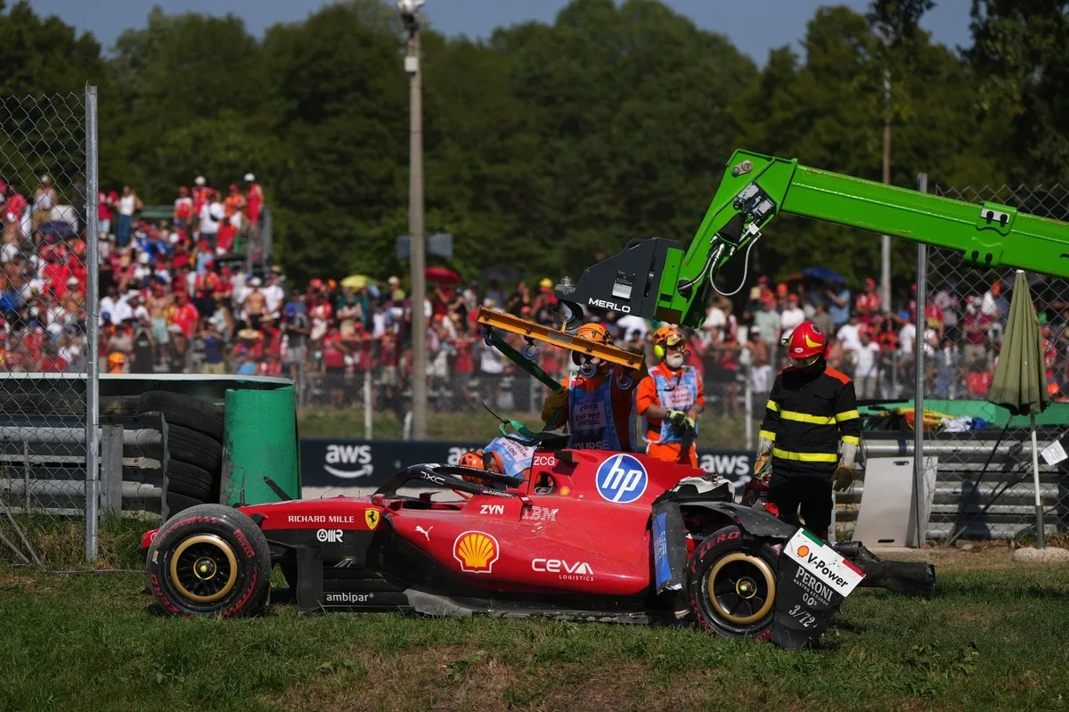 Leclerc Bebas dari Penalti Mesin Usai Kecelakaan di Monza