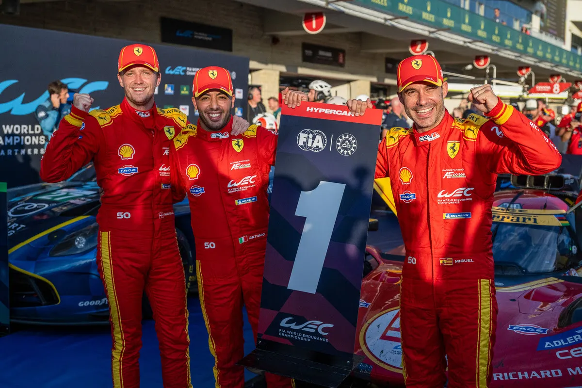 WEC Standings 2025: Ferrari Wins at COTA, Toyota Still Leads