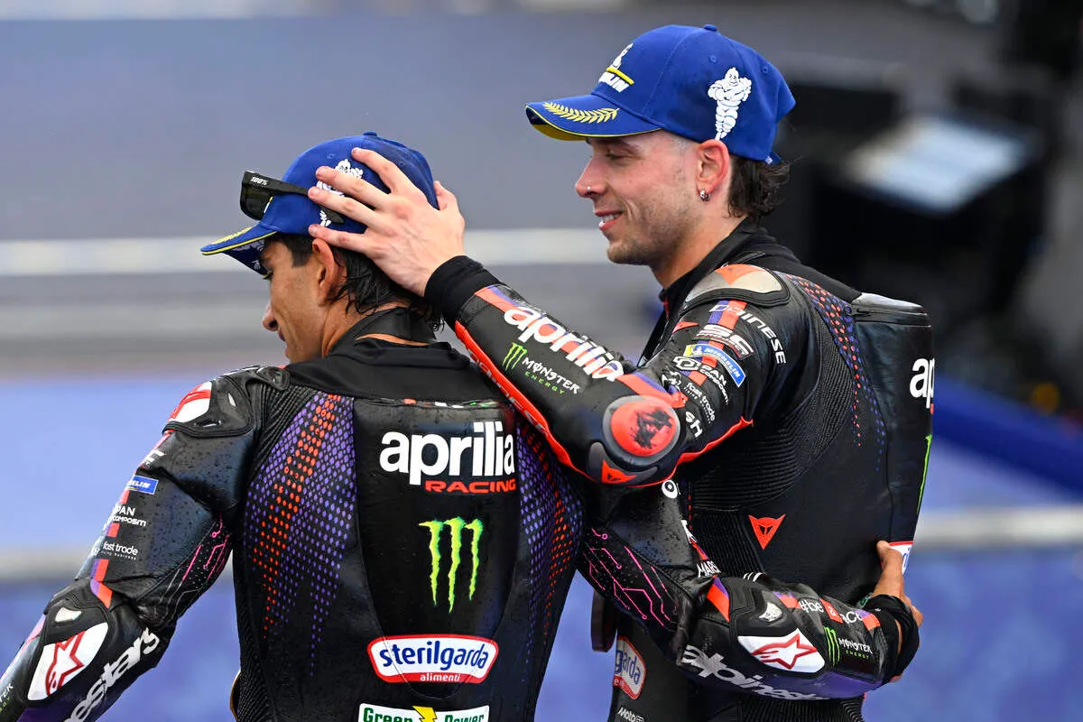 Aprilia MotoGP Austria 2026: Martin & Bezzecchi Score Double Podium