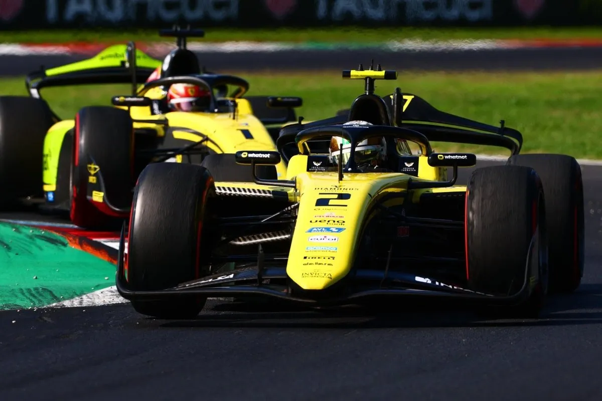 Duerksen Holds Off Camara for F2 Monza Feature Win, Sweeps Weekend