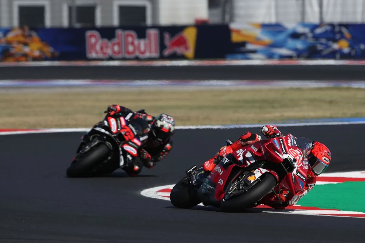 Di Giannantonio Rejects Aprilia-Ducati Track Theory in MotoGP