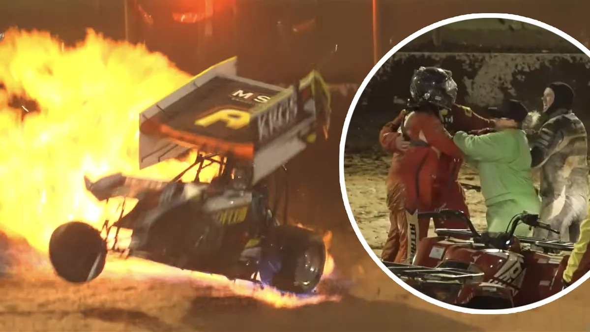 Saller Sesal Ingin Hajar Attard Usai Insiden Sprintcar Bakar