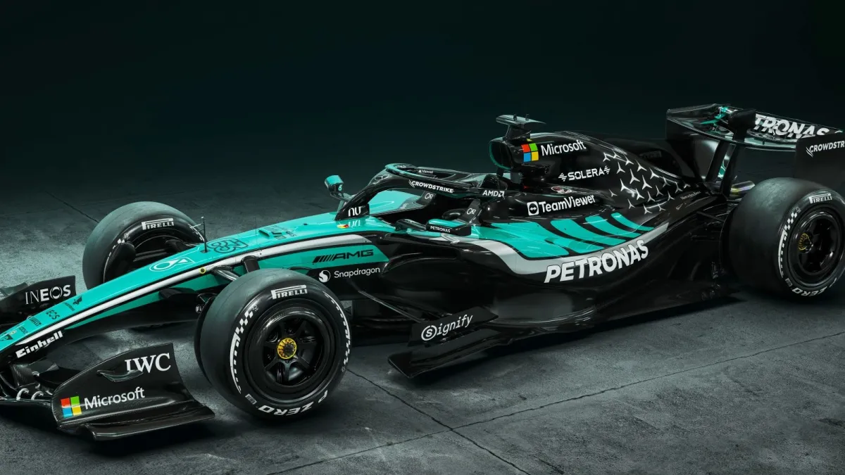 Mercedes Unveils Special Petronas Livery for F1 Bahrain GP