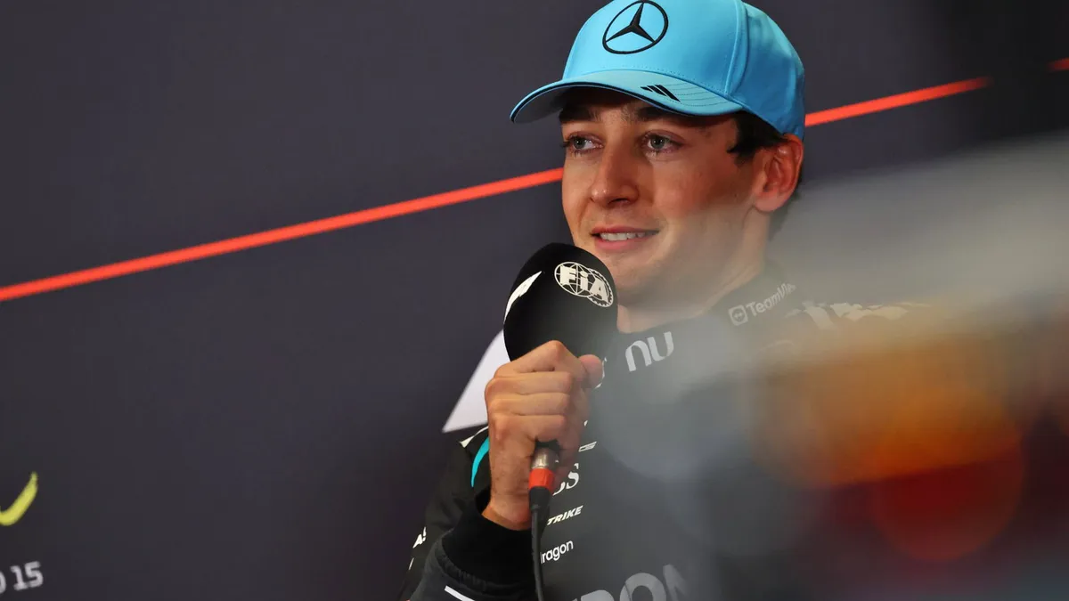 Russell Takes Baku Pole as Antonelli Crashes in Qualifying