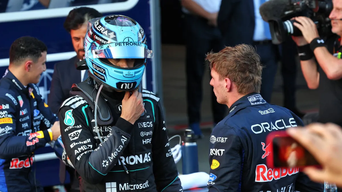 Russell Reveals Turbo Glitch in Dramatic Baku Win Over Verstappen