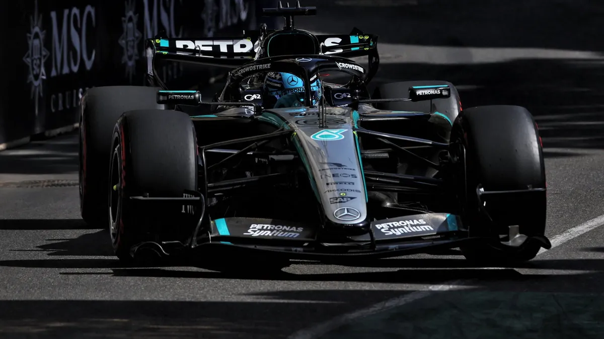 Russell Pole Azerbaijan GP 2026, Antonelli Crash di Q1