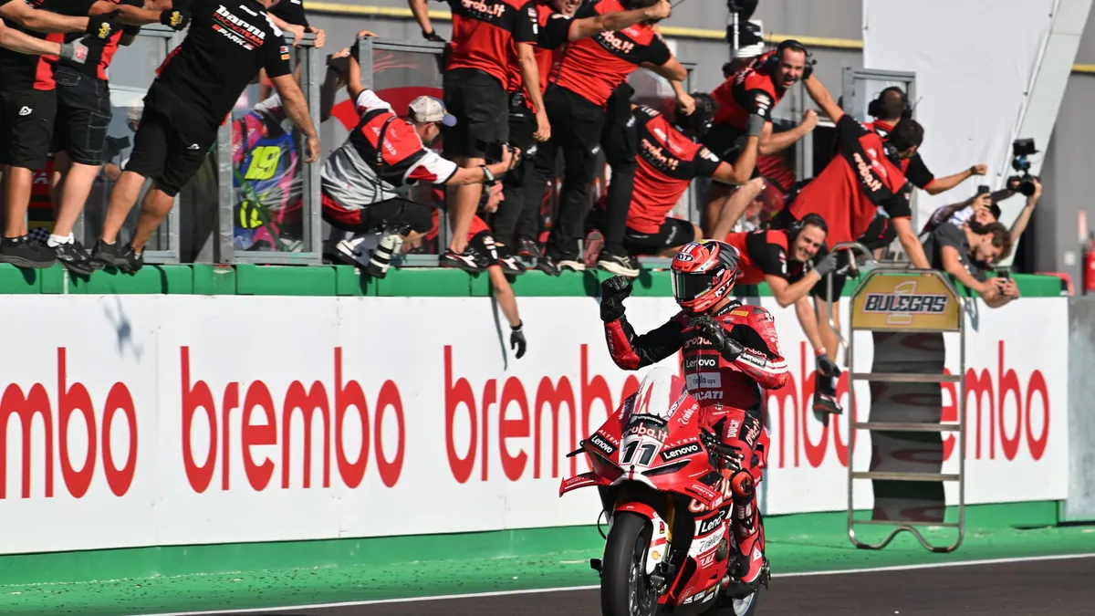 Dall'Igna Praises Bulega and Ducati After WorldSBK Title Win