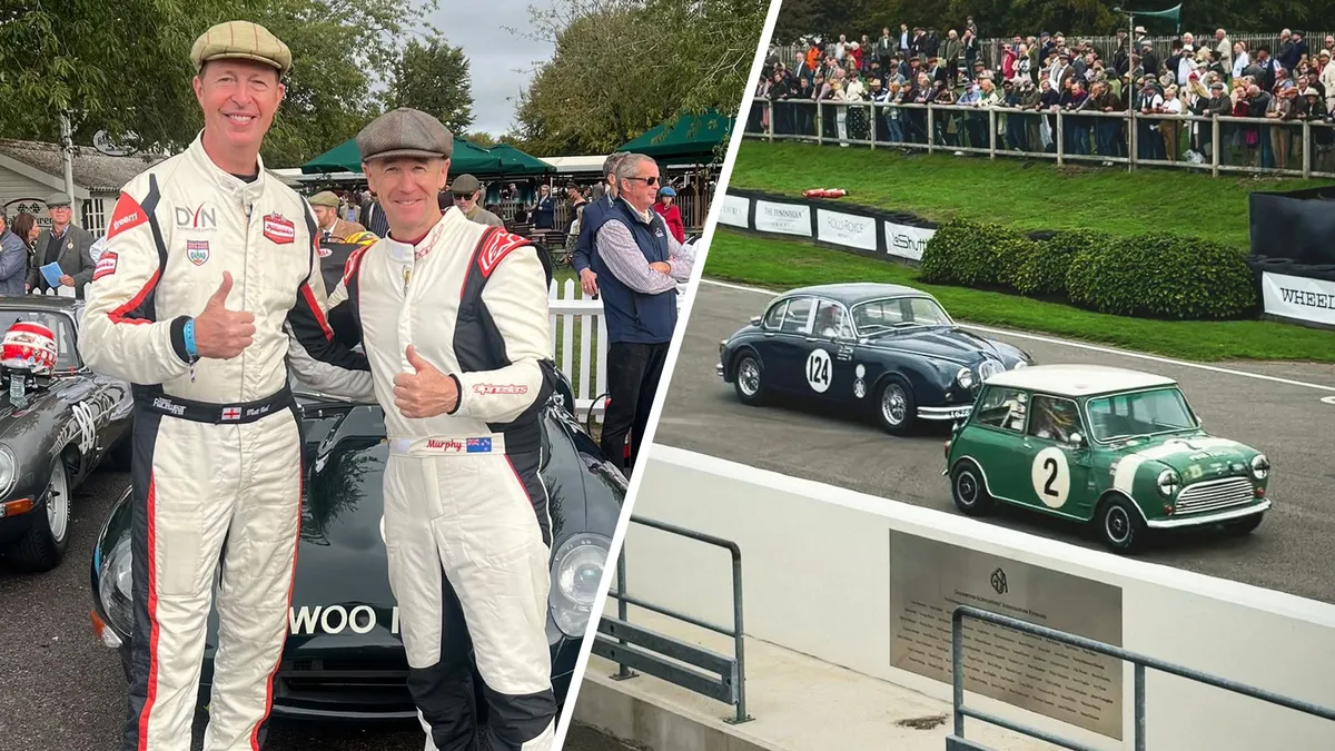 Greg Murphy Conquers Goodwood Revival with Mini and Jaguar E-Type